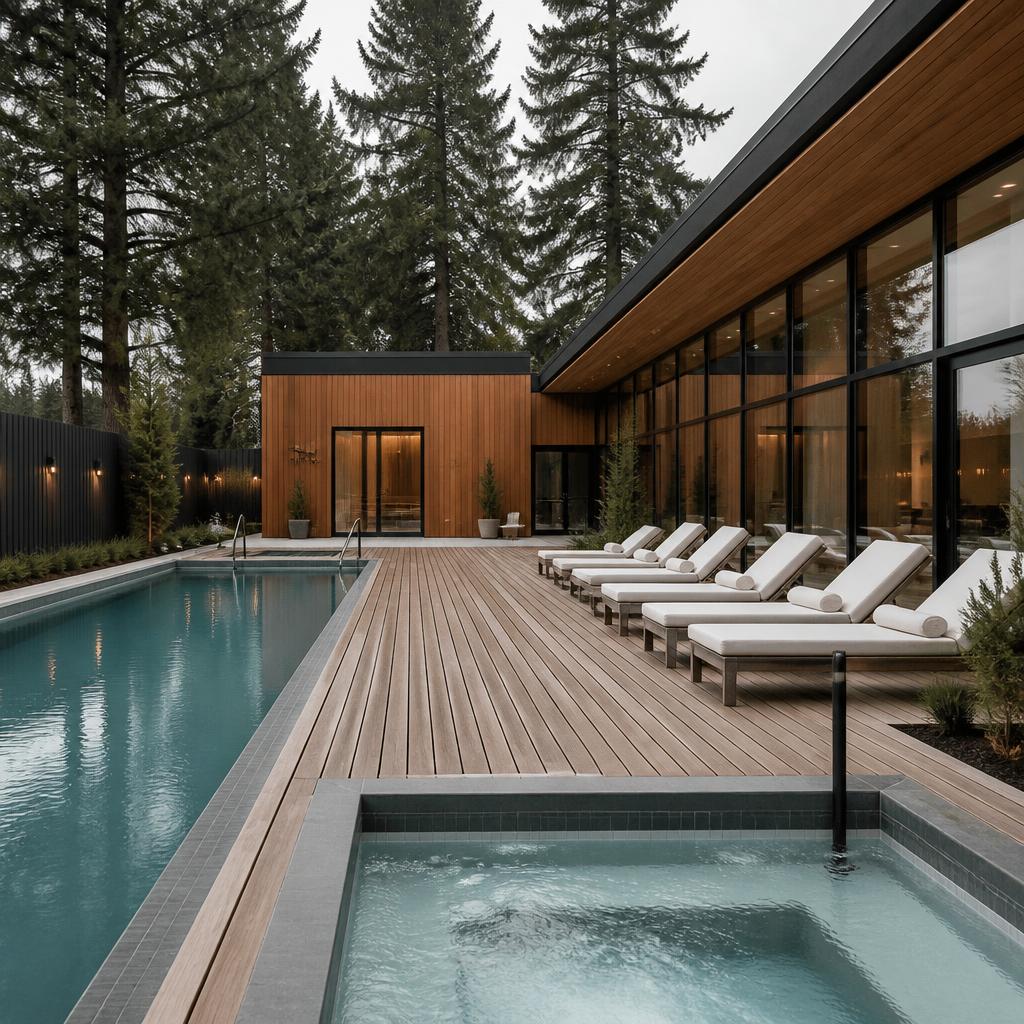 Shared pool and spa amenities